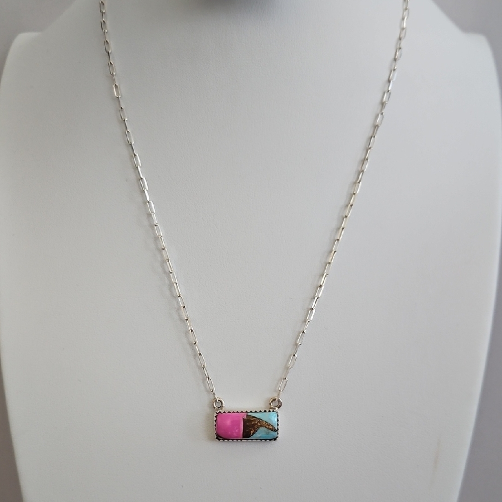 Cotton Candy Bar Necklace